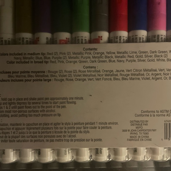 ‼️3/$33‼️ ✨🖋NWT CRAFTSMART PAINT PENS 36 PACK🖋✨ - Picture 4 of 5